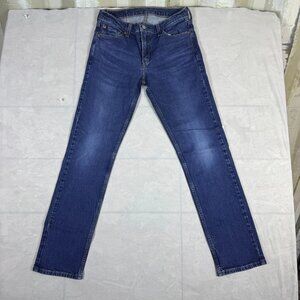 Levi's 511 Men's Straight Leg Jeans Blue Denim Slim Fit Zip Fly 5-Pocket W30 L32